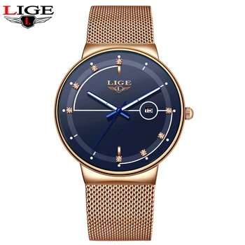 

2019 Mens Watches LIGE Top Brand Luxury Sport Watch Men Casual Fashion Watch Quartz Watch Waterproof Clock Relogio Masculino