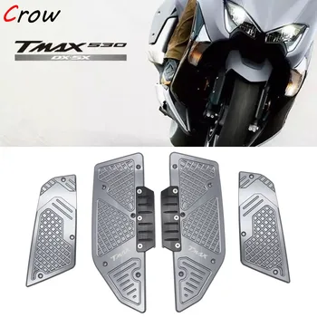 

For Yamaha T max tmax 530 tmax530 2017 2018-2020 Motorcycle Front Rear Footboard Steps Footrest Pedal Foot Plate Accessories CNC
