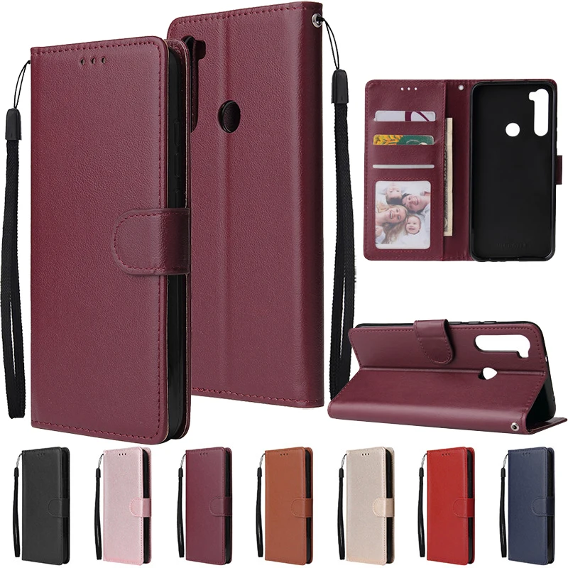 Leather Wallet Case Flip Cover for Xiaomi Redmi Note 8 7 6 5 4 Pro 8A7A 6A 5A 4X 5X 5 Plus Protect Cover