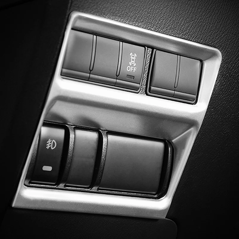 Для Nissan Patrol Y62 авто стайлинг фары переключатель панель хромированная крышка отделка рамка наклейка интерьерные аксессуары