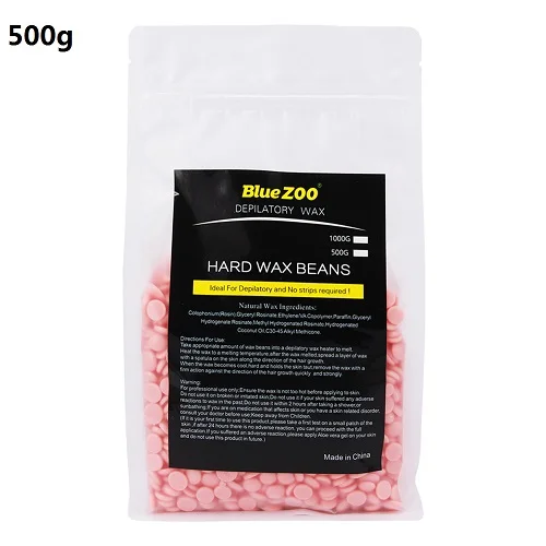 500g Rose Профессиональный нагреватель воска, спа эпилятор для рук и ног, парафиновый воск для депиляции тела, инструмент для удаления волос, восковой набор - Цвет: 500g Rose