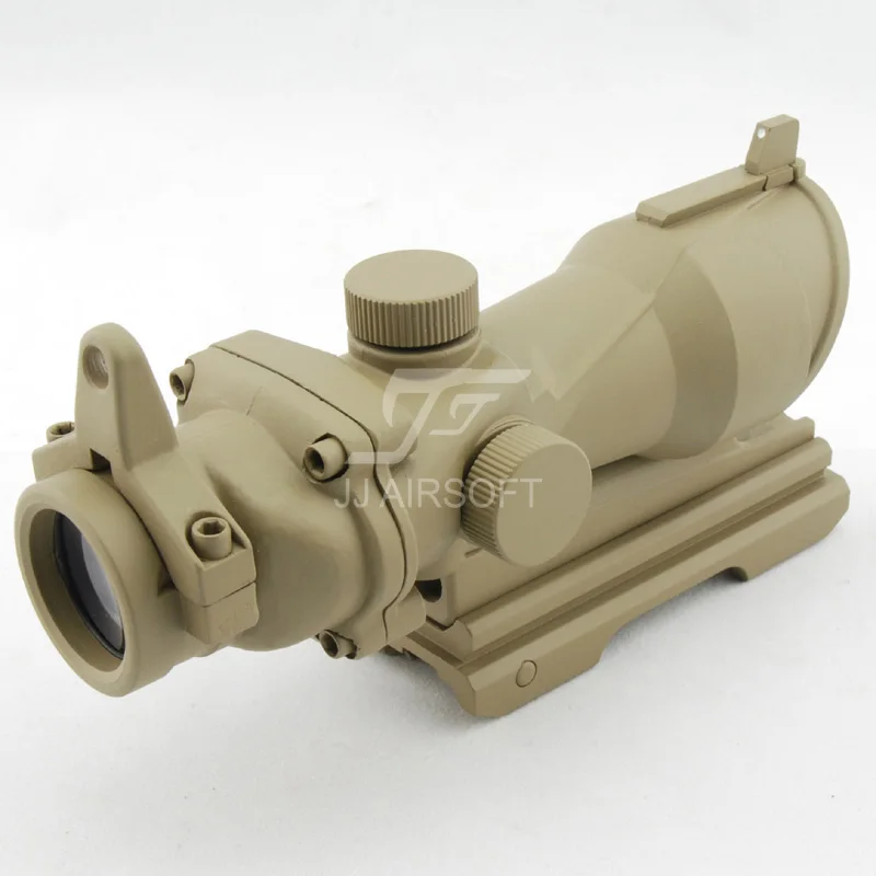 JJ Airsoft ACOG Style 4x32 Scope with QD Mount & Killflash/Kill Flash (Black/Tan) FREE SHIPPING(ePacket/HongKong Post Air Mail) JJ Airsoft ACOG Style 4x32 Scope with QD Mount & Killflash/Kill Flash (Black/Tan) FREE SHIPPING(ePacket/HongKong Post Air Mail)