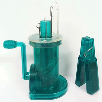 

Weaver Knitting Tool, Green Hand-Operated Knitting Mill Machine Sewing Tool for DIY Bracelet Weave Spool Knitter Embellish