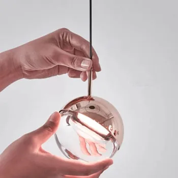 

japan luminaria glass ball LED pendant lights bedroom Home Decoration E27 Light Fixture pendant lights hanging lamp