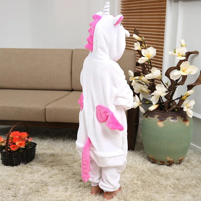 кигуруми Детская Пижама с леопардовым принтом пижама животными зимние