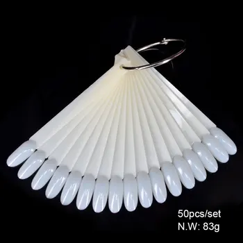 

50 piece/lot Nail Gel Polish Color Chart Top Quality Nail Art False Nail Art Tips VENALISA Gel Lacquer Color Plastic Display