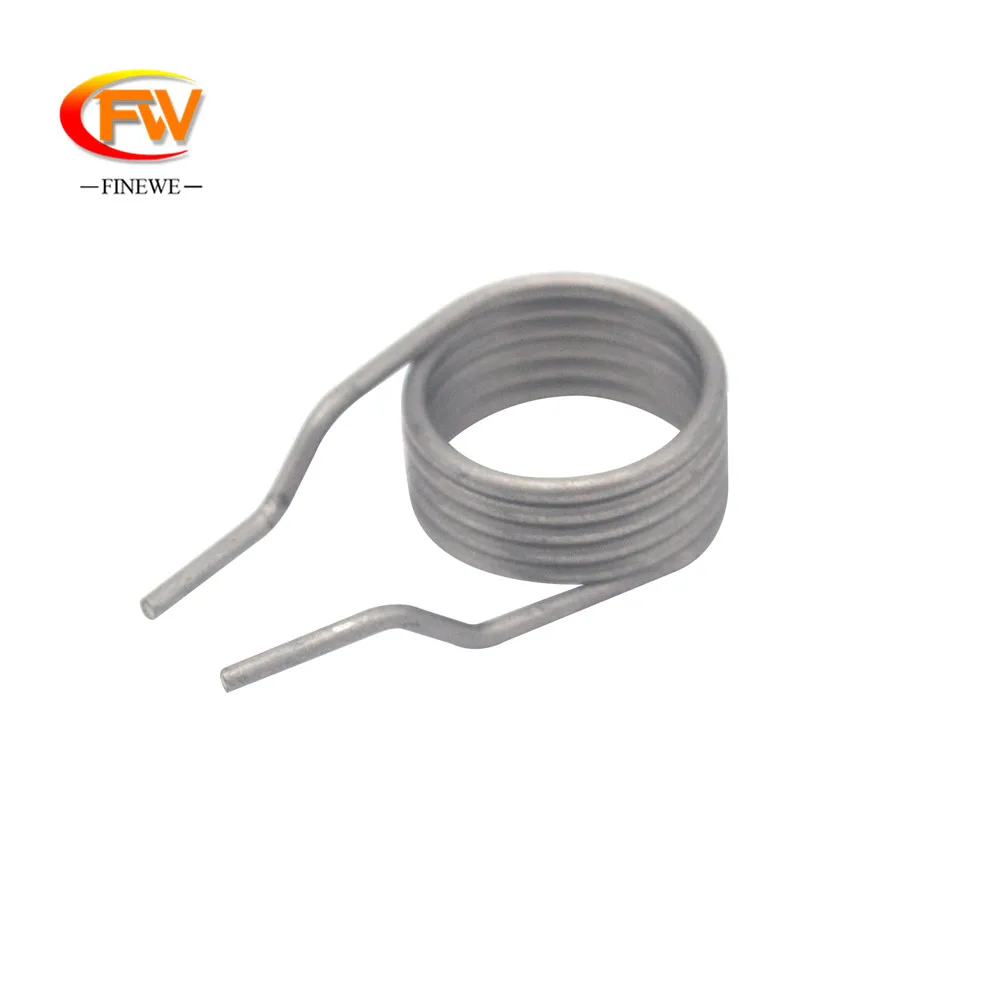 

FINEWE Factory Custom Torsion Spring 1.0mm wire diameter 8 coils 12.5mm outside Diameter