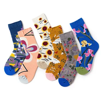 

Novelty Cartoon Streetwear Couple Kawaii Short Cotton Socks Happy Women Men Unisex Warm Funny Personality Creative Trendy Socks