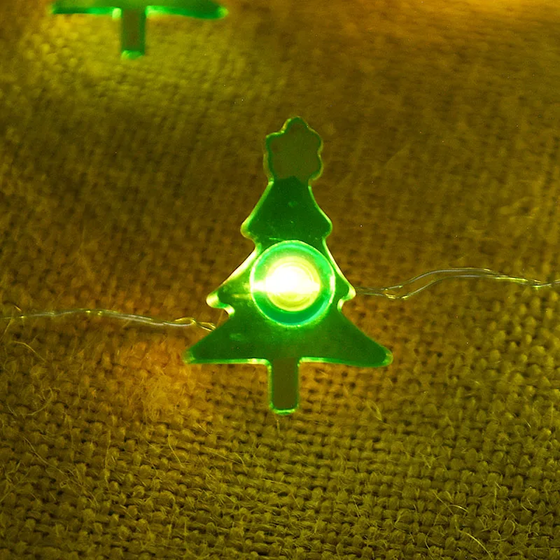 Christmas 2M 20LED Santa Claus Snowflake String Light