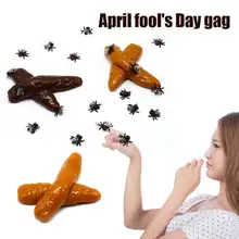 Lot de 5 faux déchets de merde brute, modèle de Turd, jouets pour farces d'avril, accessoires de farces 