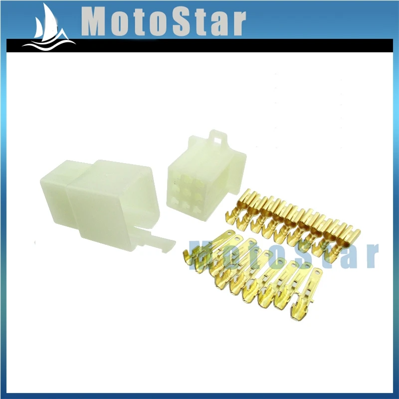 9 контактный Электрический проводной разъем Клеммная колодка штепсельная Вилка