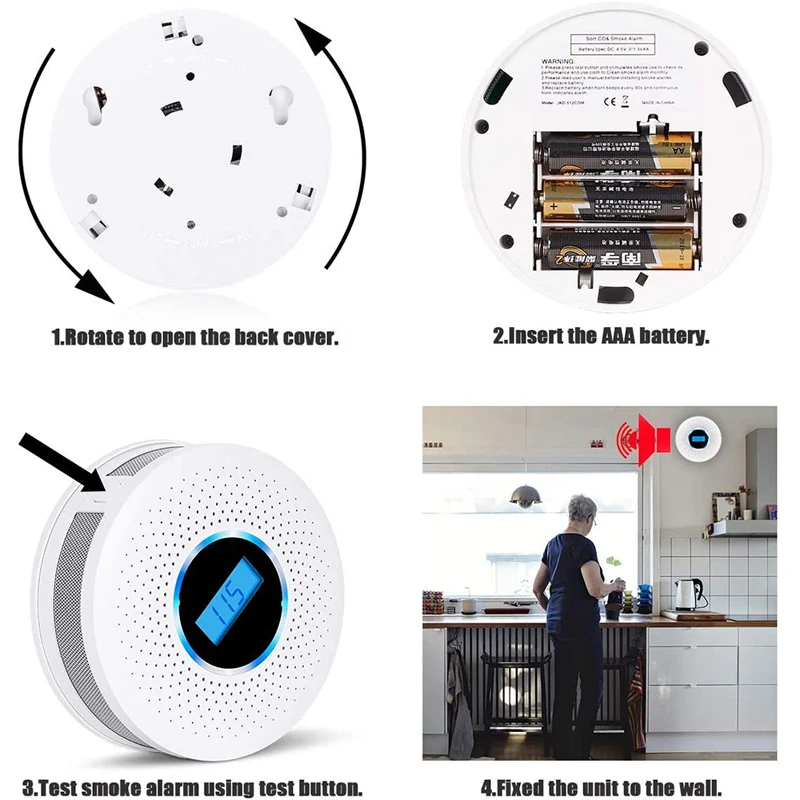 Smart Smoke Detector  AAA Smart Home Security