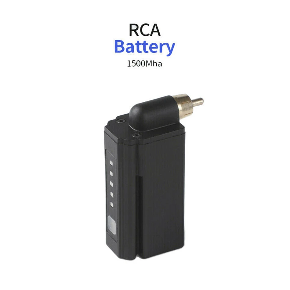 Беспроводной источник питания для татуировки, батарейный блок RCA& DC соединение для тату машины