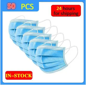 

Spot 3 Layers Mask dust protection Face Masks Disposable Dust Filter Safety Mask Earloop Face Masks