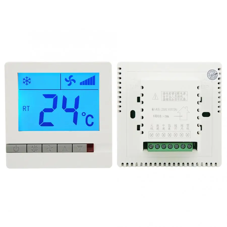 905F NTC Termometro ЖК-цифровой термостат задержка компрессора защита вентилятора катушки блок регулятор температуры метеостанции