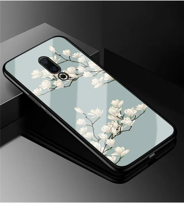 11 Для Meizu 15 чехол из закаленного стекла, жесткая задняя крышка для Meizu 15 Plus, чехол 15 Plus, мягкий бампер для Meizu15, защитный чехол s - Цвет: 11
