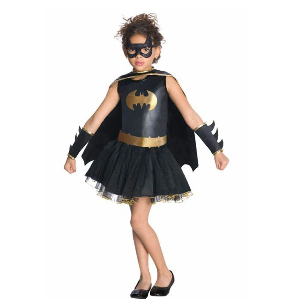 Aitsite Disfraz De Murciélago Con Alas Para Niña, Disfraz De Halloween