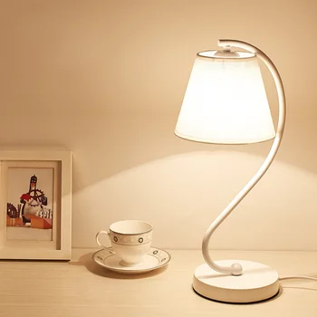 

Modern Wood Table Lamp E27 AC110V-240V EU US Plug Student Table Lamp Bedroom Bedside Lamp Indoor Living Room Bedroom Lamp 110V