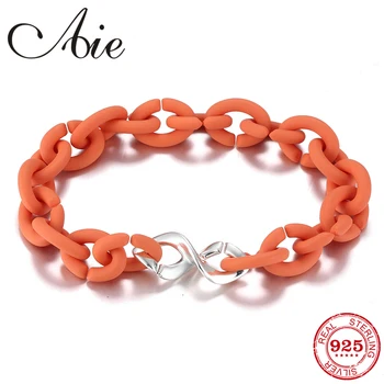 

Fashion Charm Lovely Beads Orange Hard Rubber X Bracelet For Women Jewelry Original European style Bracelet