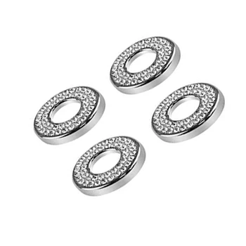

4Pcs Crystal Car Door Lock Pin Cover Trim Fit for Benz E Class W213 E200L E300L E320L Accessories Parts Bling Covers Decals Inte