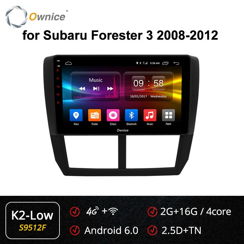 Ownice K6 K5 K3 Octa автомобиль Android 9,0 автомобильный Dvd Gps Navi плеер радио для Subaru Forester 3 Xv Wrx 2008 2009 2010 2011 2012