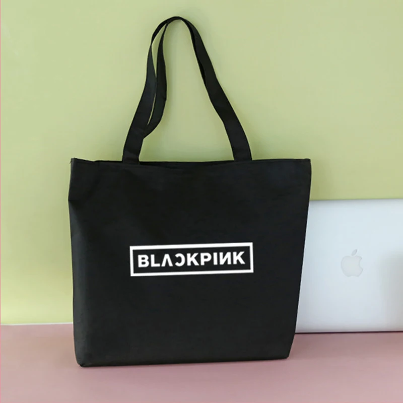 Kpop BLACKPINK модная холлщовая сумка BLACKPINK сумка для шопинга на плечо сумка K-pop BLACKPINK Fans подарки, Прямая поставка