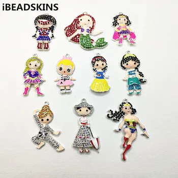 

New arrival! (Choose design) 10pcs zinc Alloy Rhinestone pendants for Jewelry Necklace DIY