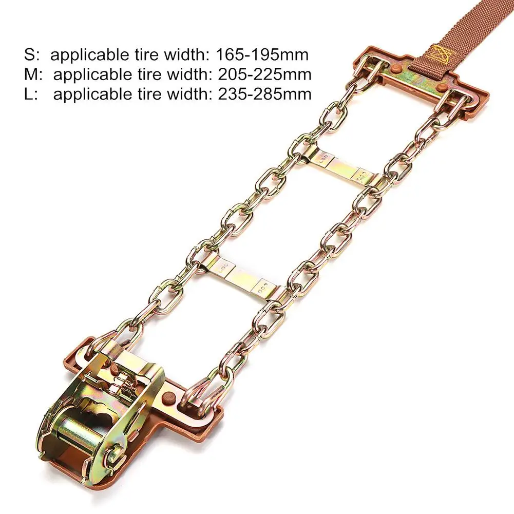

Car Emergency Wheel Tire Snow Anti-skid Chain For Auto Off Road Vehicle SUV Winter Safety Driving Universal Car Accessories