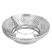 Энергосберегающая газовая плита из нержавеющей стали, ветрозащитная Крышка для сбора тепла, кронштейн для газовой плиты, аксессуары от ветра, крышка для газовой плиты