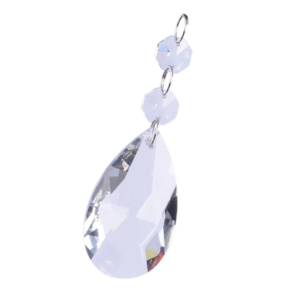 Teardrop Crystal Strands Hanging Crystal Beads Chain Garland Crystal Balls Chandelier Prisms Pendants Prisms Pendants Bead