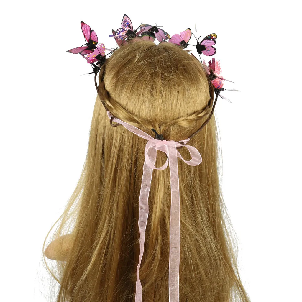Дизайн, модные женские элегантные вечерние повязки на голову с 3D бабочкой, вечерние повязки на голову, свадебные аксессуары для волос, рождественский подарок