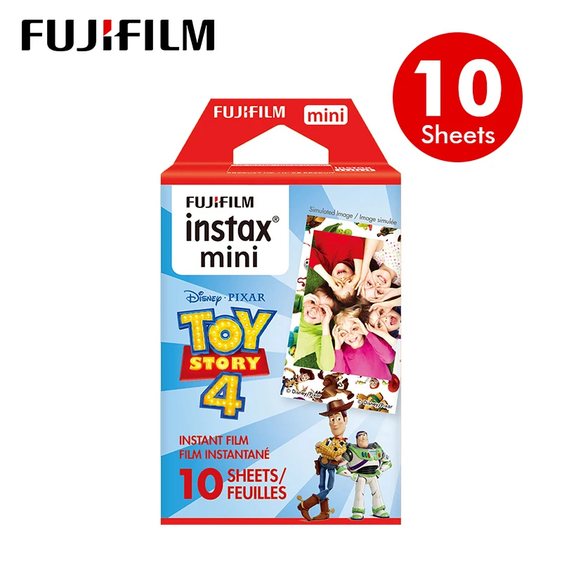 Подлинная Fujifilm Instax Mini 8 фильм История Игрушек 4 Fuji мгновенная фотобумага 10-50 листов For70 7s 50 s 90 25 SP-1 LOMO камеры - Цвет: 10 Sheets