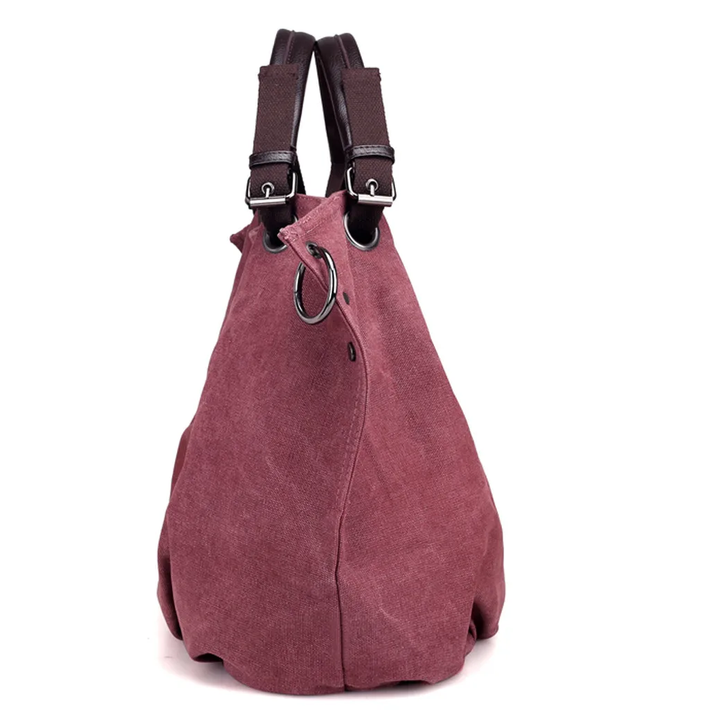 Сумки через плечо для женщин Роскошные дамские ручные сумки модная многофункциональная Большая вместительная Холщовая Сумка на плечо дорожная сумка K820