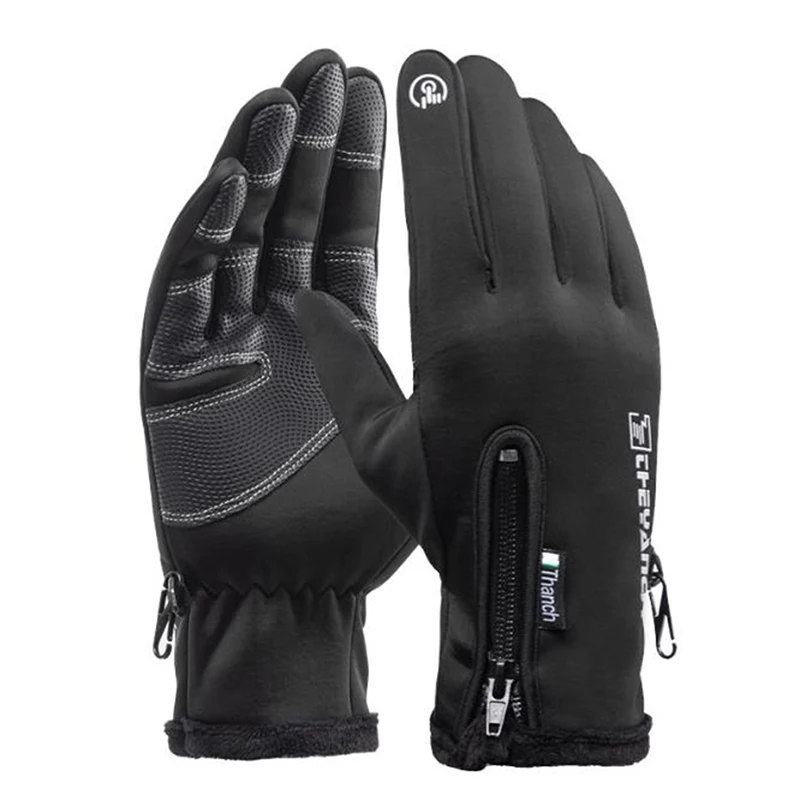 New Outdoor Winter Gloves Waterproof Motocross Thermal Fleece Lined Resistant Touch Screen Non-slip Motorbike Riding