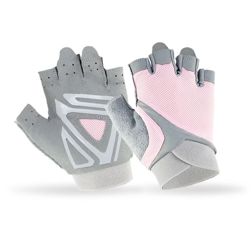 

Breathable Fitness Gloves Half Finger Sports Riding Yoga Comfortable Lightweight Silicone Slip Gloves Small