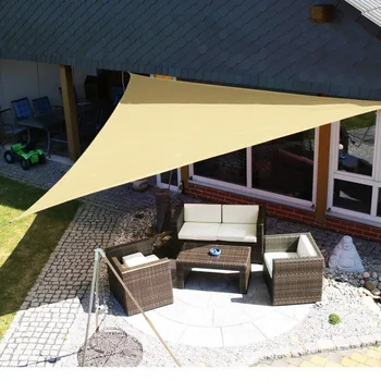 

Waterproof Oxford Triangle Rectangle Sun Shade Sail Anti-UV Sunshade for Courtyard Garden Outdoor Camping Awning Shade Cloth