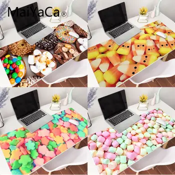 

MaiYaCa Many marshmallows candy Desktop Pad Game Mousepad Gaming Mouse Pad gamer Large Deak Mat 800x300mm for overwatch/cs go