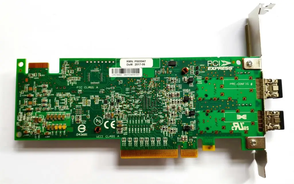 577F 00E3496 16 Гб 2-портовый P7/P8 FC и надписью «HBA»