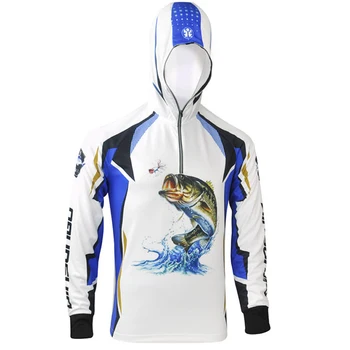 

Men Fishing Clothing Anti-UV Protection Moisture Wicking Long Sleeve Jacket Quick Breathable Sunscreen Fishing Coat BC053