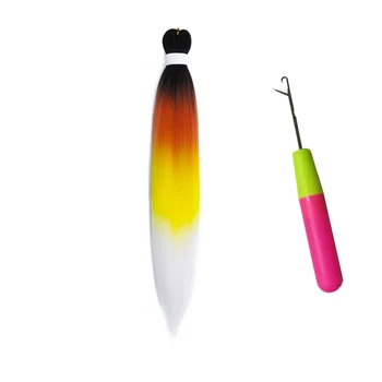 

Easy Braids For Black Women High Temperature Synthetic Fiber Braiding Hair Crochet Braids Hair Extensions African EZ Jumbo Braid