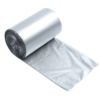 

3 Rolls 110Pcs Transparent Garbage Bag large Disposable Trash Bags Cleaning Tools