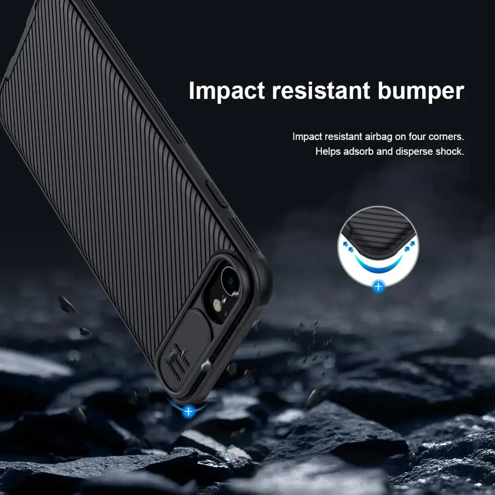 Чехол для iPhone SE 2020 защитный чехол NILLKIN CamShield Pro Slide камеры задняя крышка объектива 7