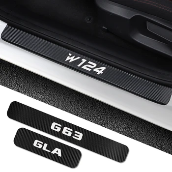 

For Mercedes Benz G63 G350d G500 GLA GLA43 GLB GLC GLC43 GLE GLE63 GLK GLS GLS63 ML Auto Accessories Carbon Fiber Sill Decal