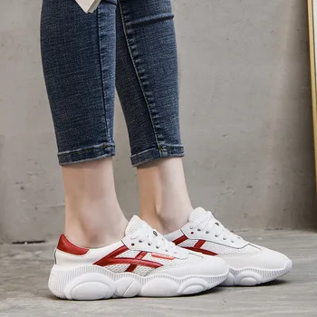 

2019 autumn new fashion simple solid color flat shoes women trend net mesh breathable comfortable casual shoes