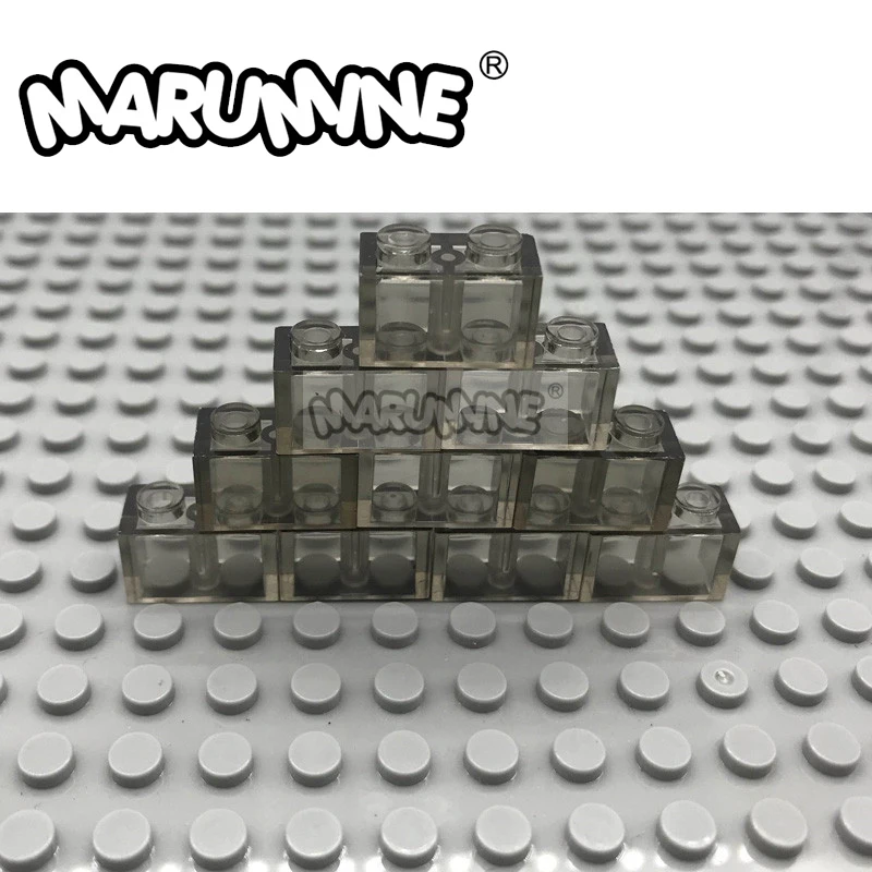 MARUMINE прозрачные строительные блоки 100 шт./лот 3004 3005 MOC Классическая Развивающая