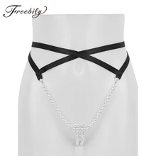 Сексуальное нижнее белье Панталоны женские с открытым задником эластичные стринги трусики с жемчужинами Танга T Back Low Rise женское Эротическое белье трусики