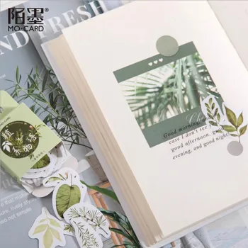 

920pieces/pack Green leaf Decorative Stationery Stickers Scrapbooking DIY Diary Stick Label decoration material
