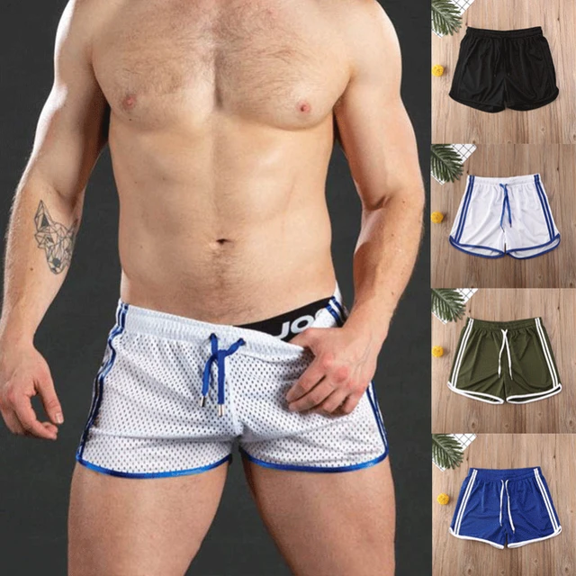 Homme Coton Mini Short Respirant SPORTS Gym Entraînement de