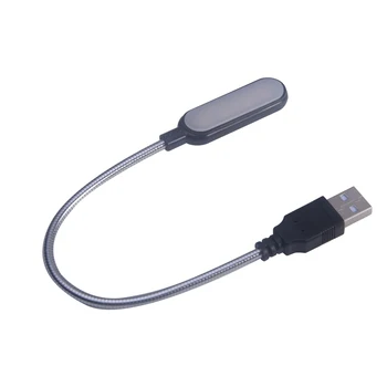 

Study Reading Lamp Flexible Desk Decor Gift For Students Notebook Computer Laptops Home Use USB Port Bedroom Mini Book Light