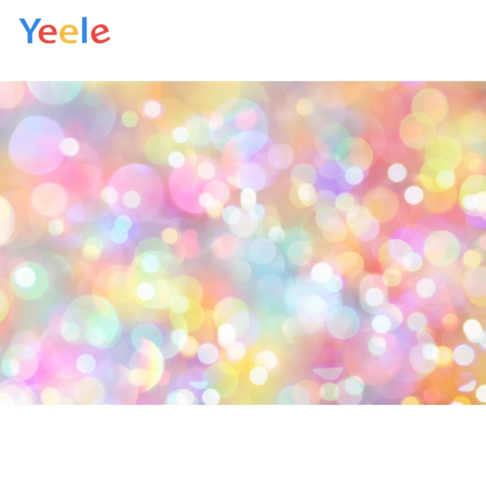 

Dreamy Colorful Polka Dots Light Bokeh Birthday Party Love Baby Portrait Photography Backgrounds Photo Backdrops Photo Studio